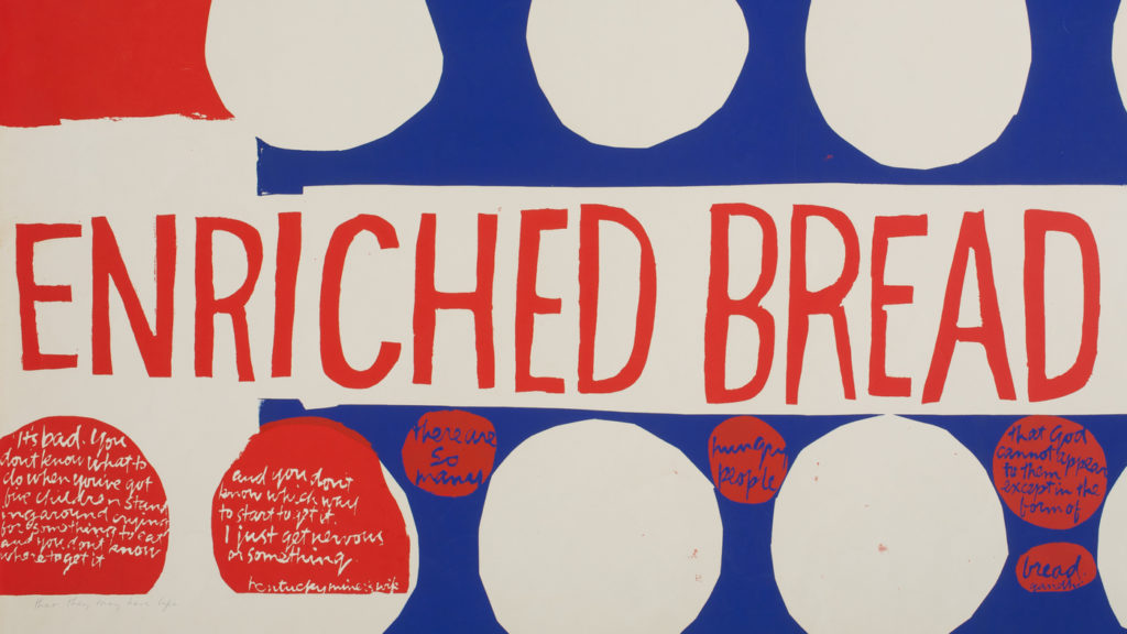 Corita Kent, that they may have life, 1964