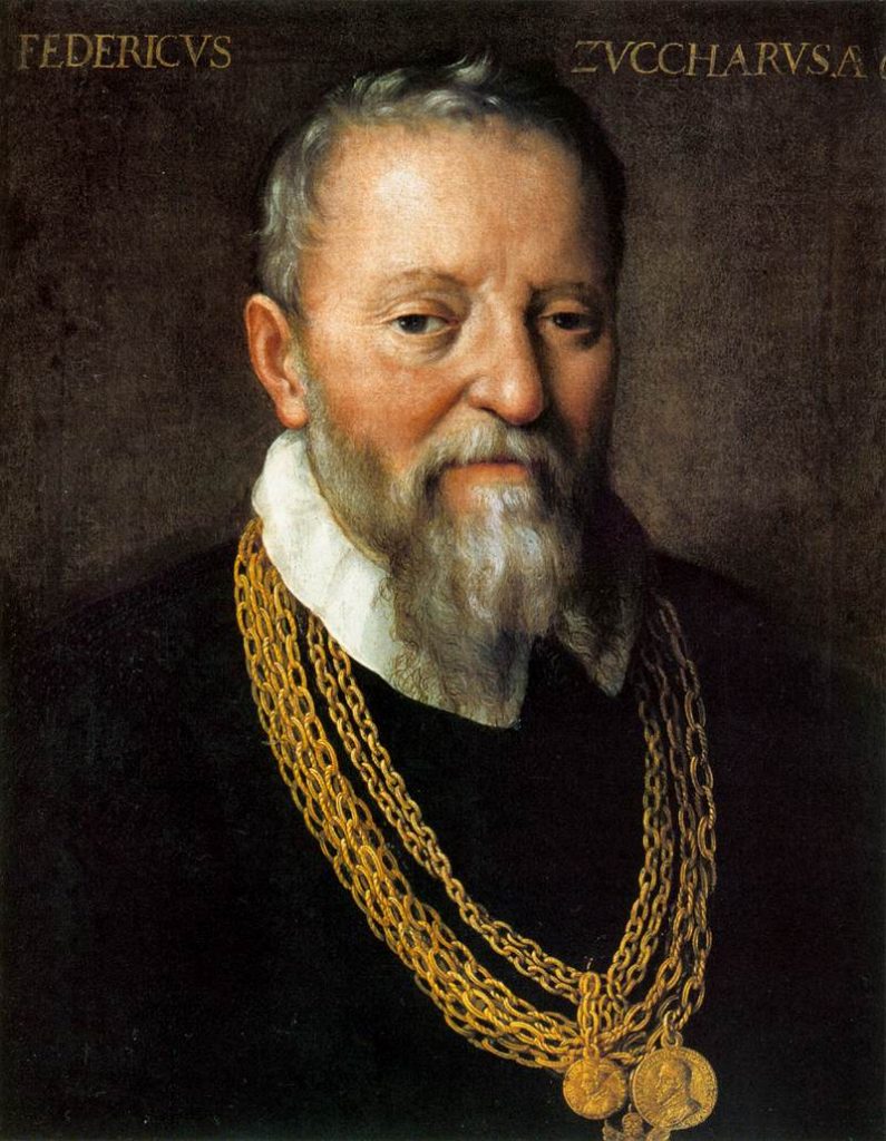 Fede Galizia: Fede Galizia, Portrait of Federico Zuccari, 1604, Uffizi, Florence, Italy. Wikimedia Commons (public domain).
