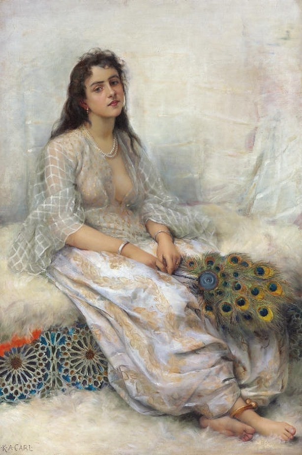 Portrait of Empress Dowager Cixi by Katharine Carl: Katharine Carl, An Oriental Beauty, private collection.