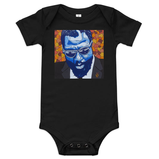 Blue Monk - Baby short sleeve one piece