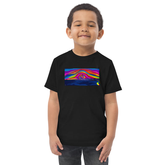 Rose Ave Sunset - Toddler jersey t-shirt